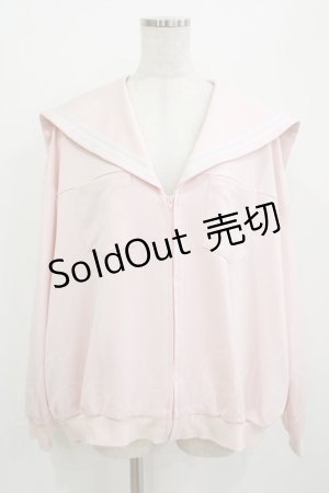画像: Candy Stripper / SAILOR JERSEYブルゾン  ピンク H-26-01-09-1025-PU-TO-KB-ZH