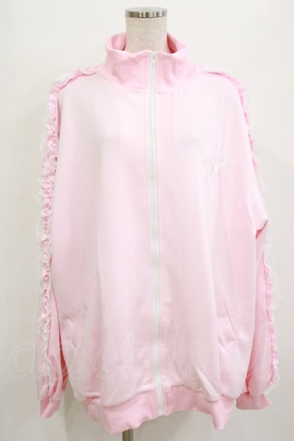 画像1: ACDC RAG / 魔法ジャージジャケット  ピンク H-26-01-09-1026-PU-JA-KB-ZH (1)