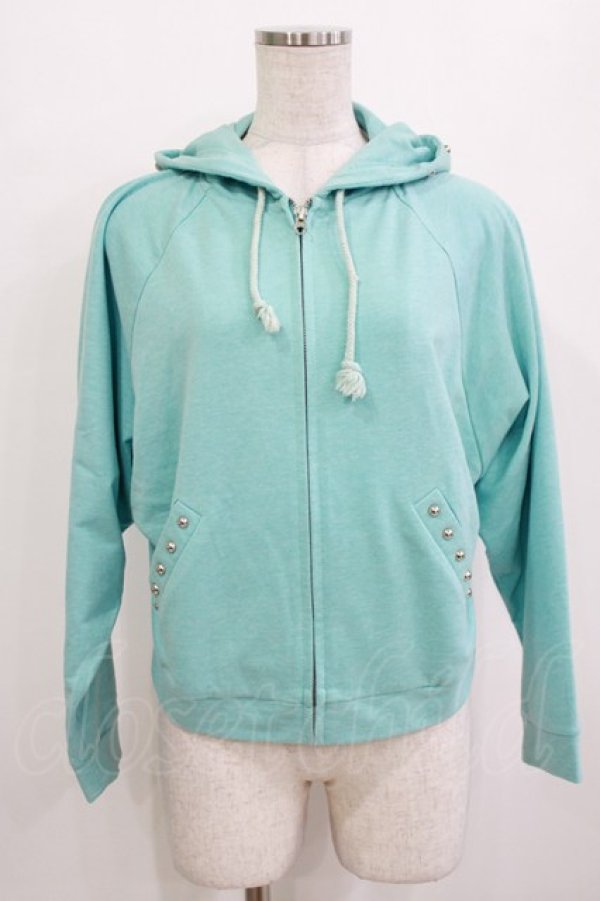 画像1: Candy Stripper / くま耳フードパーカー  サックス H-26-01-09-1029-PU-TO-KB-ZH (1)