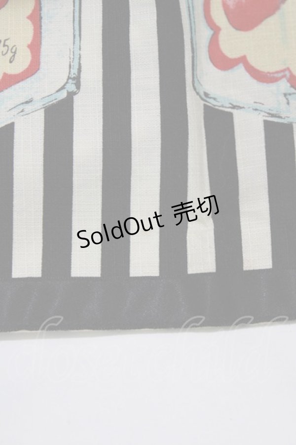 画像5: Emily Temple cute / ストライプ＆ジャム瓶ワンピース  クロ H-26-01-09-1003-ET-OP-KB-ZH (5)