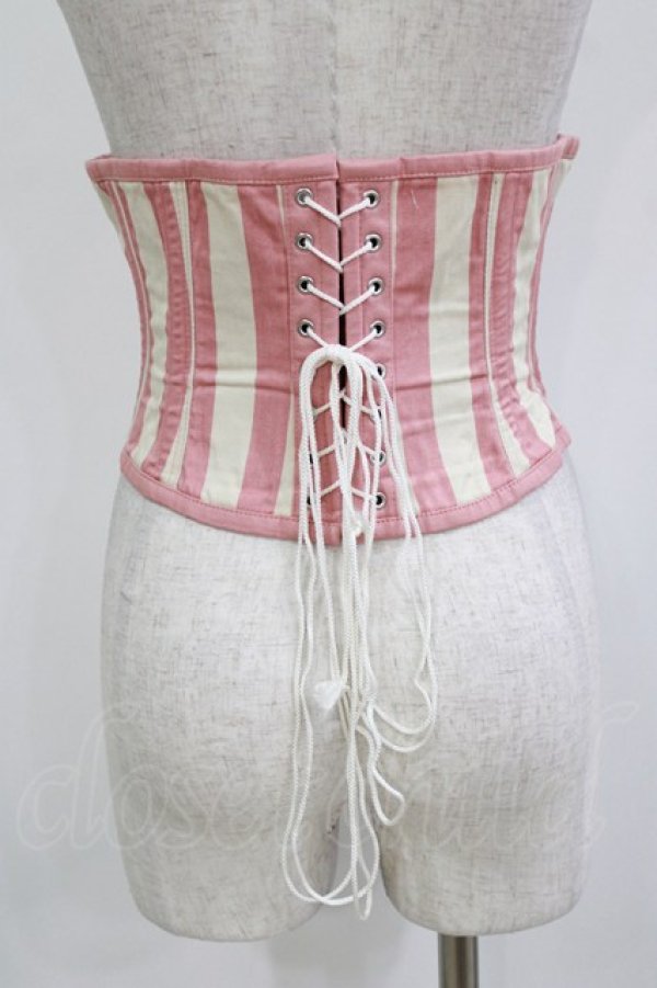 画像3: Dangerous nude / ストライプコルセット  ピンク H-26-01-09-1033-PU-TO-KB-ZH (3)