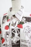 画像4: MILKBOY / STRAWBERRY NEWS SHIRTS  ピンク H-26-01-09-1036-MB-BL-KB-ZH (4)