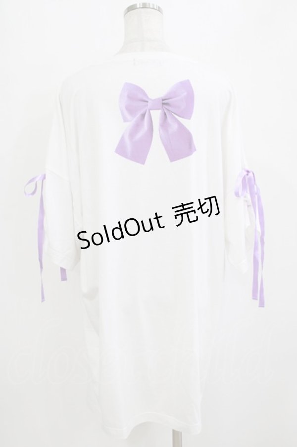 画像3: TRAVAS TOKYO / RIBBON BEAR BIG Tシャツ  白 H-26-01-09-1038-PU-TO-KB-ZH (3)