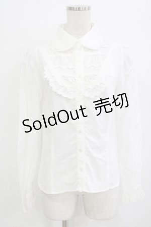 画像: Emily Temple cute / ヨークレースブラウス  ホワイト H-26-01-09-1039-ET-BL-KB-ZH