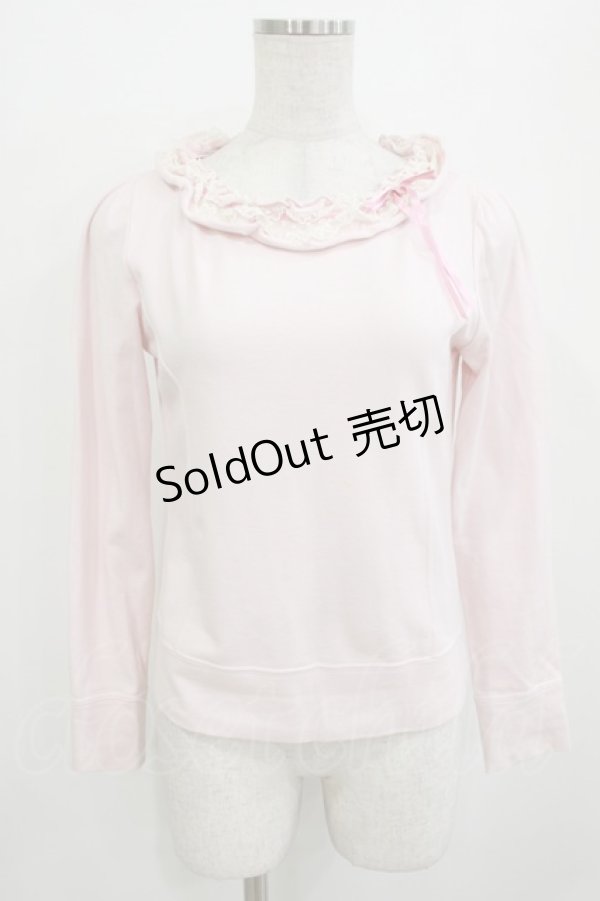 画像1: Emily Temple cute / レースフリルトップス  ピンク H-26-01-09-1043-ET-TO-KB-ZH (1)