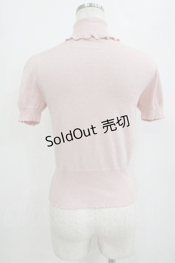 画像3: Emily Temple cute / パフスリーブタートルニット  ピンク H-26-01-09-1045-ET-TO-KB-ZH (3)