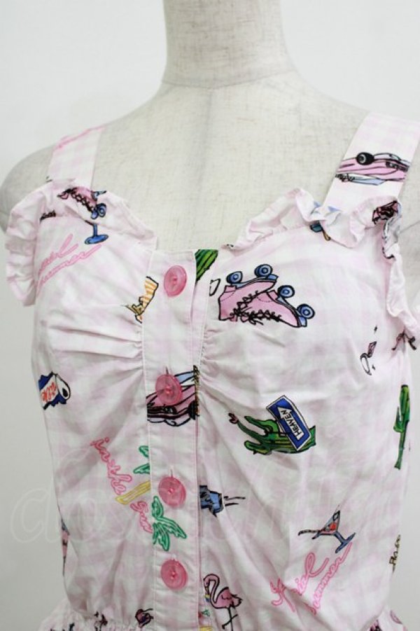 画像4: MILK / Holidayキャミソール  ピンク H-26-01-09-1049-ML-TO-KB-ZH (4)