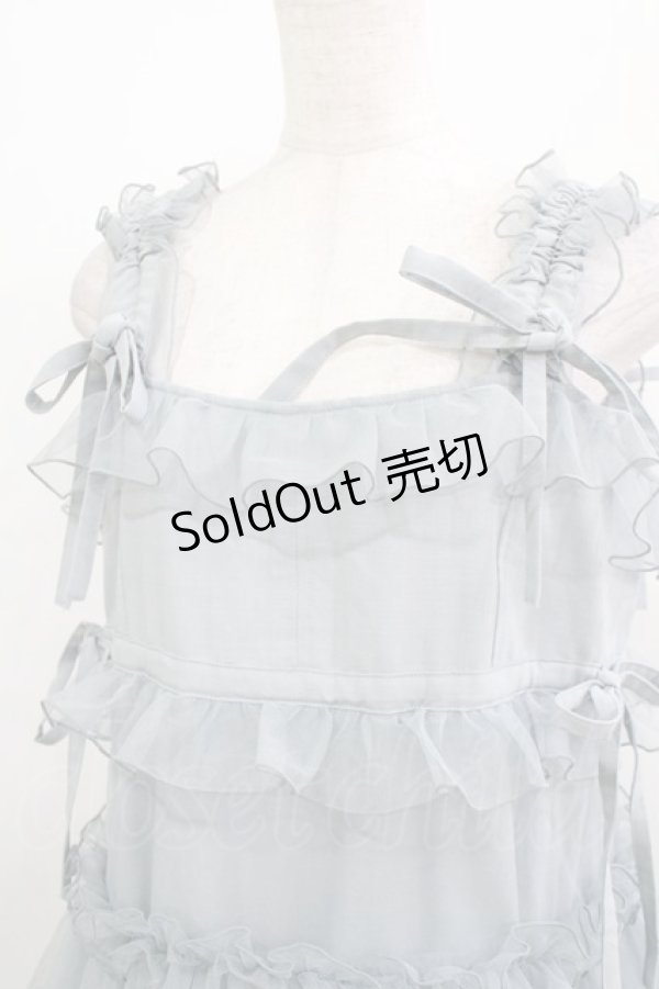 画像4: merry jenny / チュールドロストロングワンピース  ブルー H-26-01-09-1005-LO-OP-KB-ZH (4)