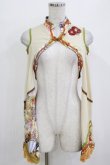 画像1: Ozz oneste / 椿刺繍ショートボレロ  生成 H-26-01-09-1052-OO-TO-KB-ZH (1)