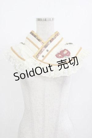 画像: Ozz oneste / 着物付け襟  華椿/生成 H-26-01-09-1054-OO-ZA-KB-ZH