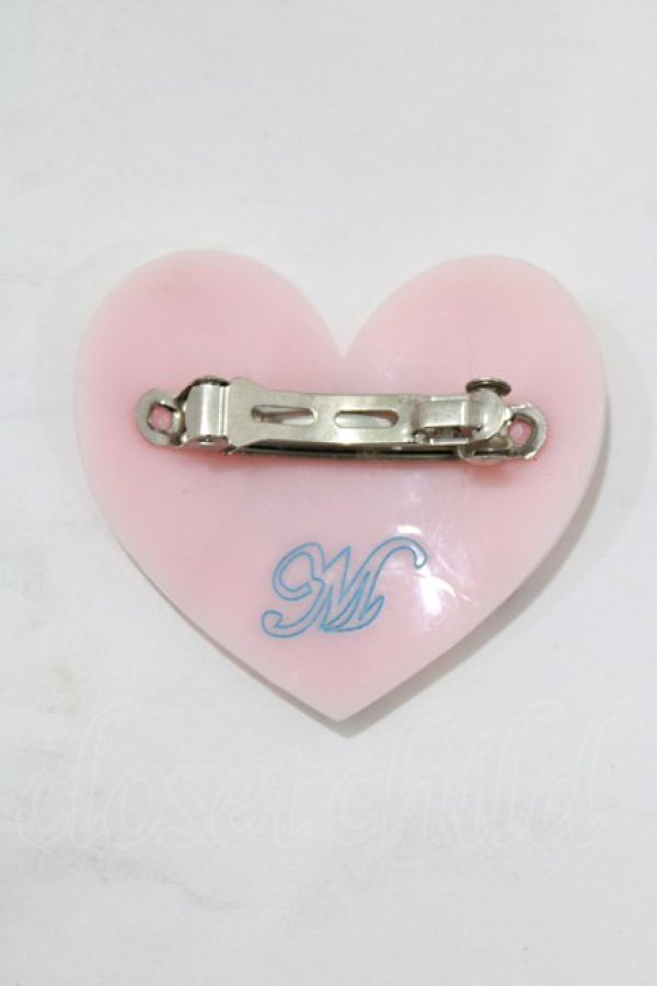 画像2: MILK / ハートバレッタ  ピンク H-26-01-09-1060-ML-AC-KB-ZH (2)