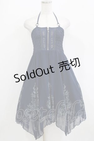 画像: Rozen Kavalier / 2Wayシャーリングワンピース/スカート  ネイビー H-26-01-09-1007-OO-OP-KB-ZH