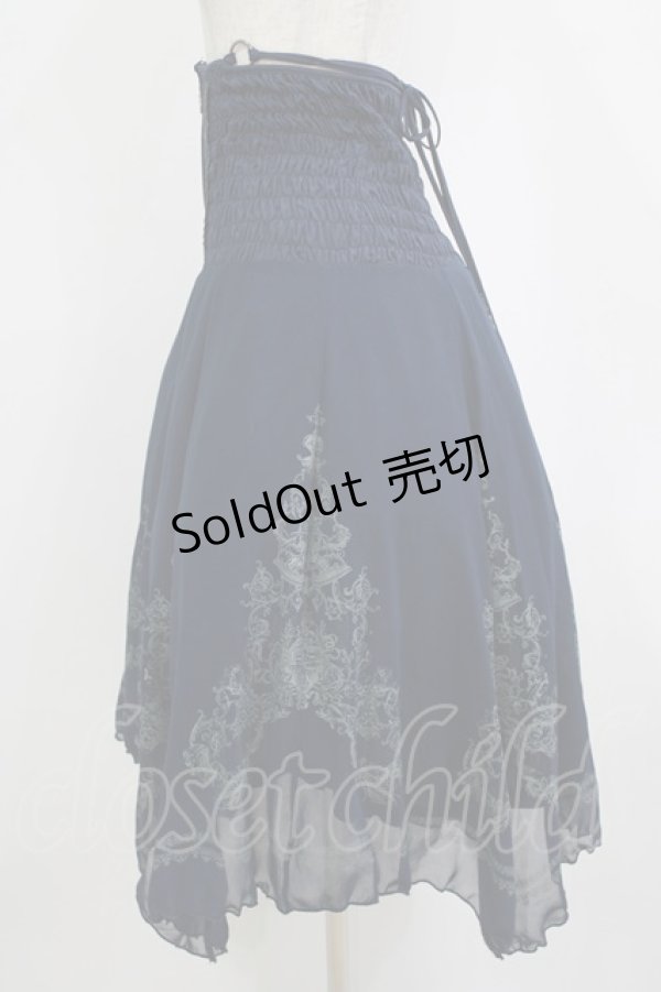 画像5: Rozen Kavalier / 2Wayシャーリングワンピース/スカート  ネイビー H-26-01-09-1007-OO-OP-KB-ZH (5)