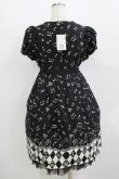 画像3: PEACE NOW / チュールフリルプリントワンピース  ブラック H-26-01-09-1009-PU-OP-KB-ZH (3)