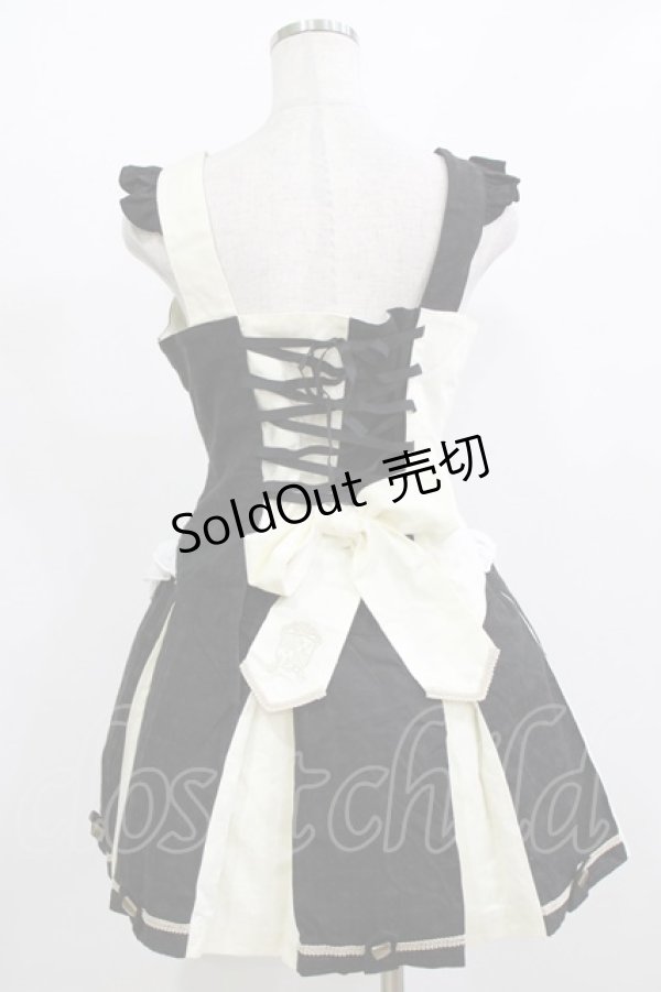 画像3: PUTUMAYO / 【Tales of Berseria】マギルゥ・バイカラーツーピース  ブラック×アイボリー H-26-01-09-1012-PT-OP-KB-ZH (3)