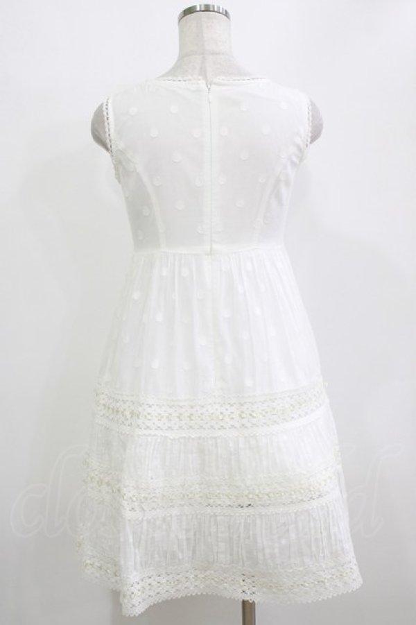 画像3: Emily Temple cute / ドビードットサンドレス  シロ H-26-01-09-1013-ET-OP-KB-ZH (3)