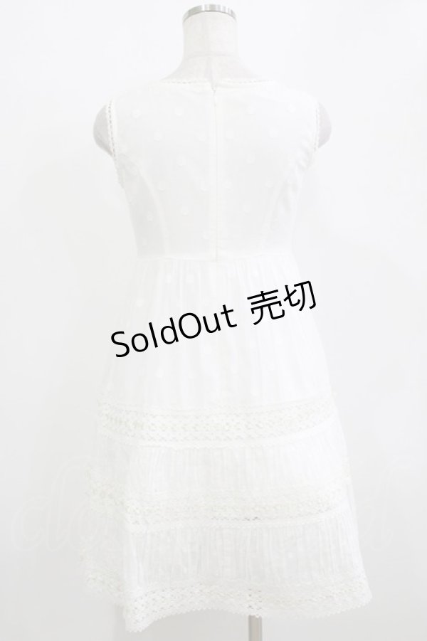 画像3: Emily Temple cute / ドビードットサンドレス  シロ H-26-01-09-1013-ET-OP-KB-ZH (3)