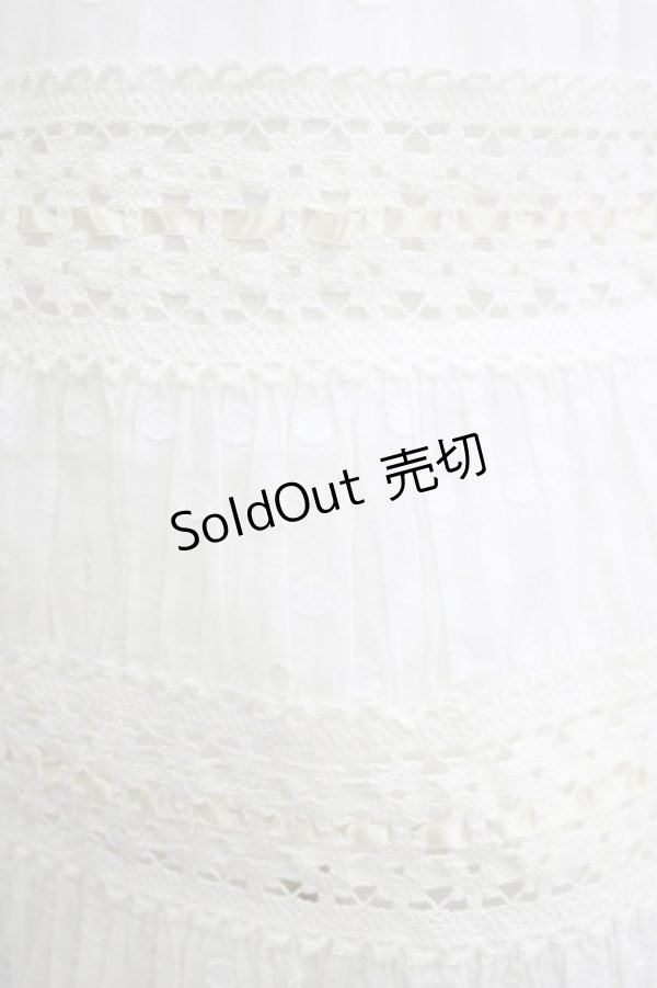 画像4: Emily Temple cute / ドビードットサンドレス  シロ H-26-01-09-1013-ET-OP-KB-ZH (4)