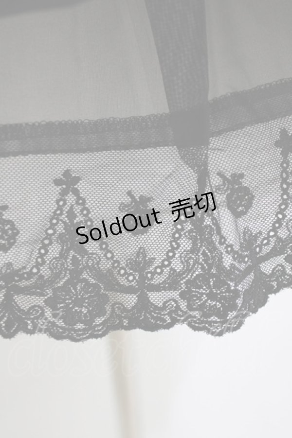 画像4: BPN / レースアップ別珍ワンピース  ブラック H-26-01-09-1002-GO-OP-KB-ZH (4)