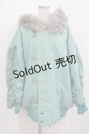 画像: MILK / ドローストリングN3Bコート  ミント H-26-01-09-1020-ML-CO-KB-ZH