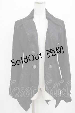 画像: h.naoto Blood / プリント切替ジャケット  ブラック H-26-01-09-1021-HN-JA-KB-ZH