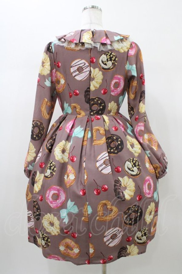 画像2: Emily Temple cute / manyドーナツ ワンピース  ココア H-26-01-10-028-ET-OP-KB-ZH (2)