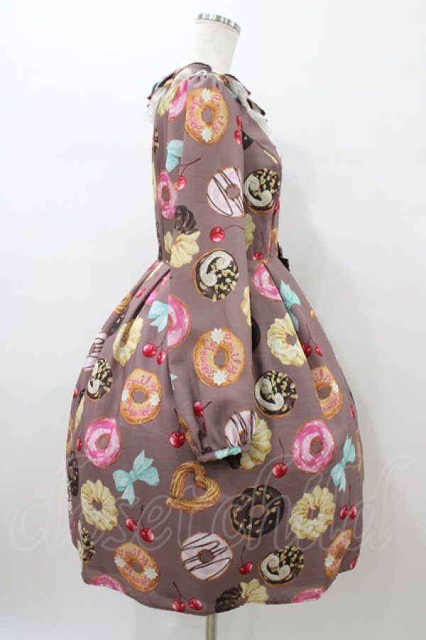 画像3: Emily Temple cute / manyドーナツ ワンピース  ココア H-26-01-10-028-ET-OP-KB-ZH (3)