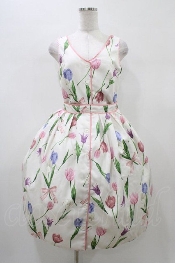 画像1: Emily Temple cute / Tulipセットアップワンピース  オフ H-26-01-10-032-ET-OP-KB-ZH (1)