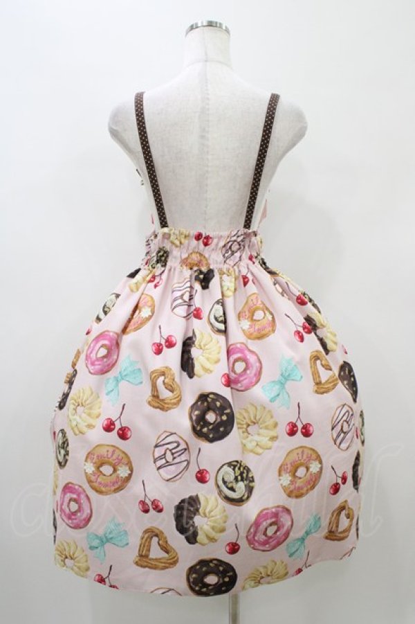 画像2: Emily Temple cute / manyドーナツキャミソールワンピース  ピンク H-26-01-10-033-ET-OP-KB-ZH (2)