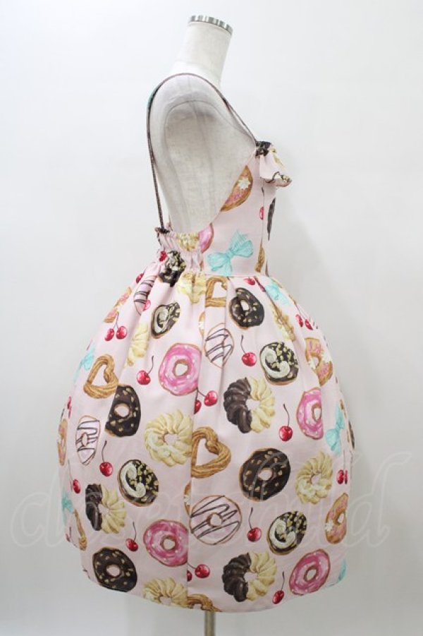 画像3: Emily Temple cute / manyドーナツキャミソールワンピース  ピンク H-26-01-10-033-ET-OP-KB-ZH (3)