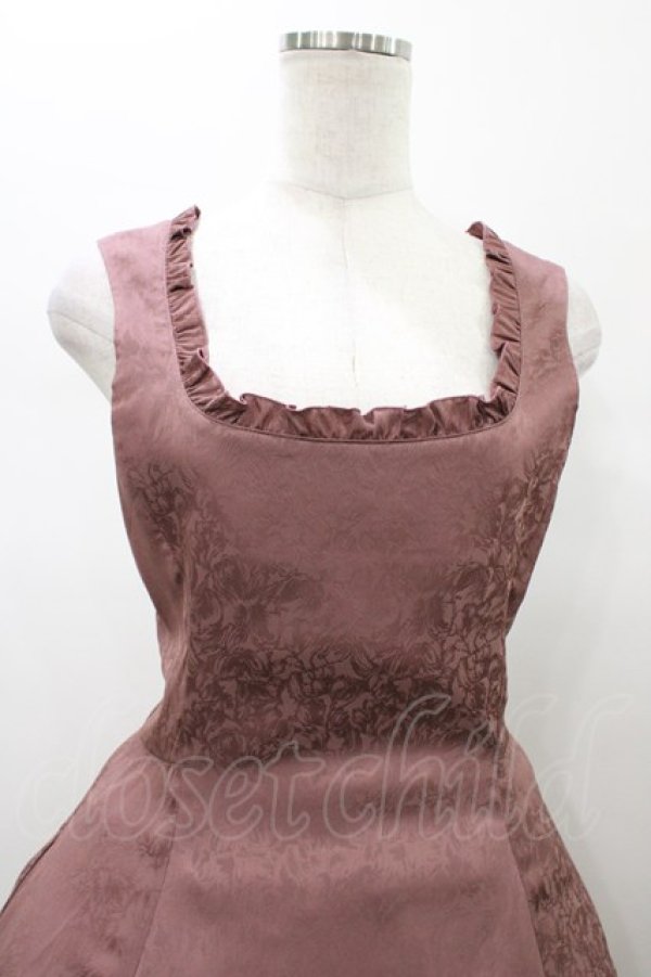 画像4: Sheglit / "Crocus"ジャガードジャンパースカート  アンティークローズ H-26-01-10-034-EL-OP-KB-ZH (4)