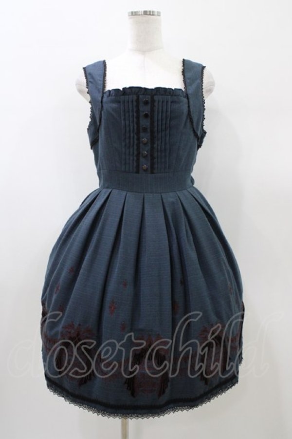 画像1: BPN / サーカス刺繍ワンピース M グリーン H-26-01-10-035-GO-OP-KB-ZH (1)