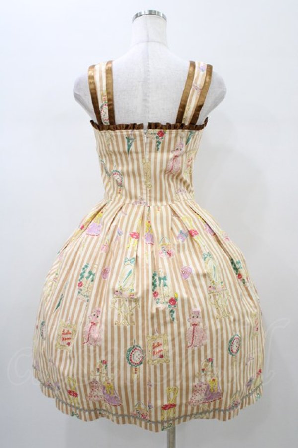 画像2: Emily Temple cute / LuLuルームノースリーブワンピース  チャ H-26-01-10-036-ET-OP-KB-ZH (2)