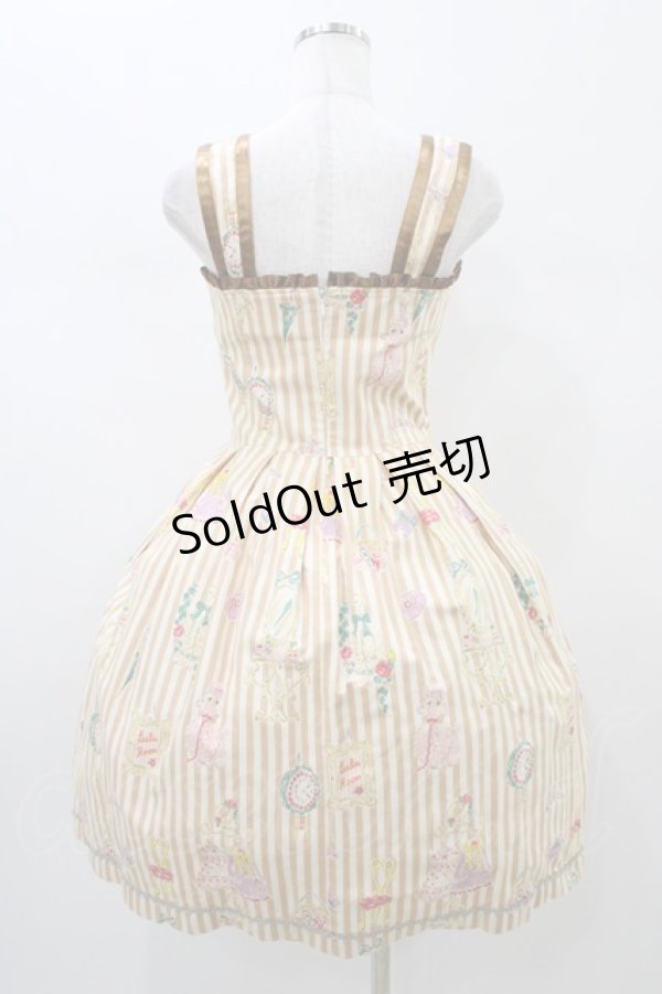 画像2: Emily Temple cute / LuLuルームノースリーブワンピース  チャ H-26-01-10-036-ET-OP-KB-ZH (2)