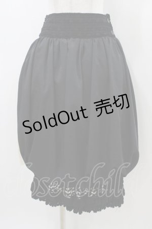 画像: alice auaa / 裾レースバルーンスカート 3（約9号） ブラック H-26-01-10-038-AA-SK-KB-ZH