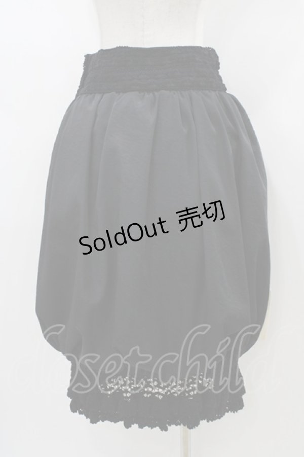 画像2: alice auaa / 裾レースバルーンスカート 3（約9号） ブラック H-26-01-10-038-AA-SK-KB-ZH (2)