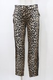 画像1: HYSTERIC GLAMOUR / LEOPARD柄スリムパンツ 28インチ ブラウン H-26-01-10-006-PU-PA-KB-ZH (1)
