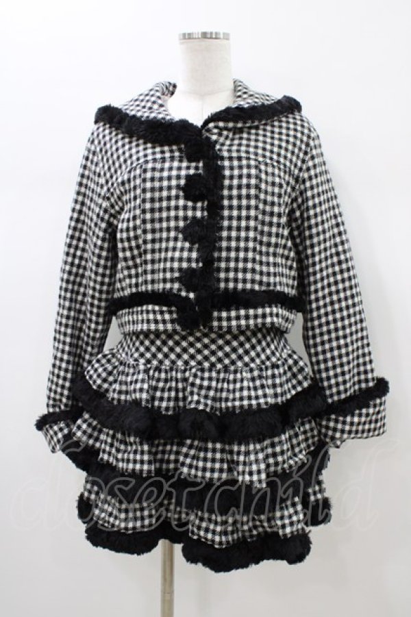 画像1: Jane Marple / 千鳥セーラージャケット＆スカート M 黒 H-26-01-10-039-JM-JA-KB-ZH (1)