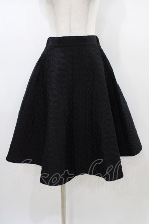 画像: Candy Stripper / HEART QUILT SKIRT 1 黒 H-26-01-10-040-PU-SK-KB-ZH