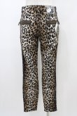 画像2: HYSTERIC GLAMOUR / LEOPARD柄スリムパンツ 28インチ ブラウン H-26-01-10-006-PU-PA-KB-ZH (2)