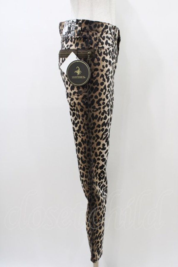 画像3: HYSTERIC GLAMOUR / LEOPARD柄スリムパンツ 28インチ ブラウン H-26-01-10-006-PU-PA-KB-ZH (3)