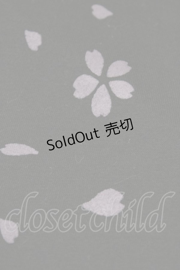 画像3: gouk / 和柄切替カットソー  黒×紫系 H-26-01-10-048-GO-TO-KB-ZH (3)