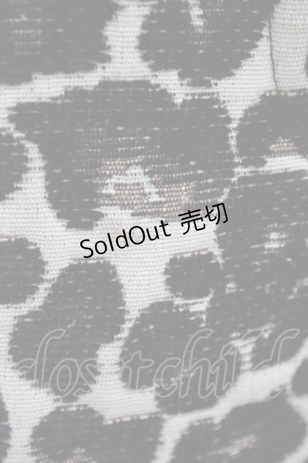 画像4: Emily Temple cute / レオパードジャガードコート Free 黒 H-26-01-10-049-ET-CO-KB-ZH (4)