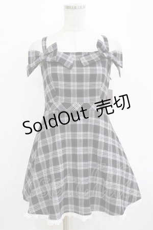 画像: evelyn / ビッグリボンキャミワンピース Free ブラック H-26-01-10-1024-LO-OP-NS-ZH