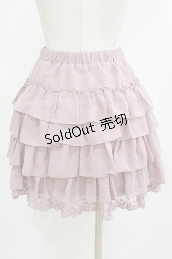 画像3: axes femme / シフォンスカート M ピンク H-26-01-10-1026-AX-SK-NS-ZH (3)