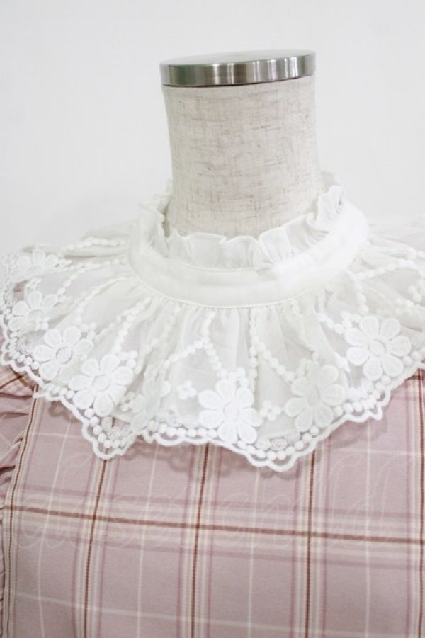 画像4: axes femme kawaii / チェックドッキングワンピース M ピンク H-26-01-10-1030-AX-OP-NS-ZH (4)