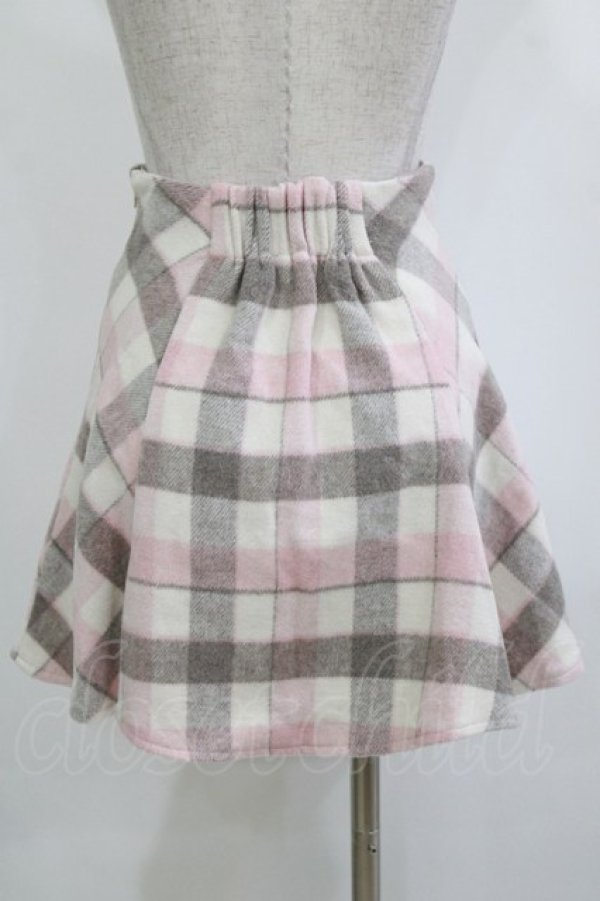 画像3: evelyn / ハイウエストチェックスカート Free ピンク H-26-01-10-1032-LO-SK-NS-ZH (3)