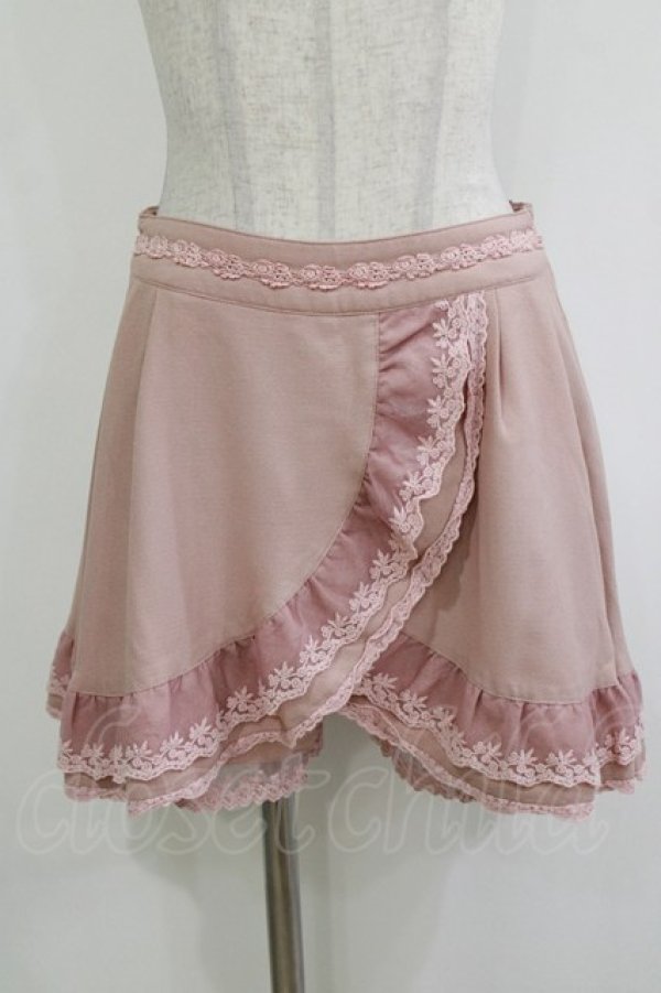 画像1: axes femme / フリルスカパン M ピンク H-26-01-10-1033-AX-PA-NS-ZH (1)