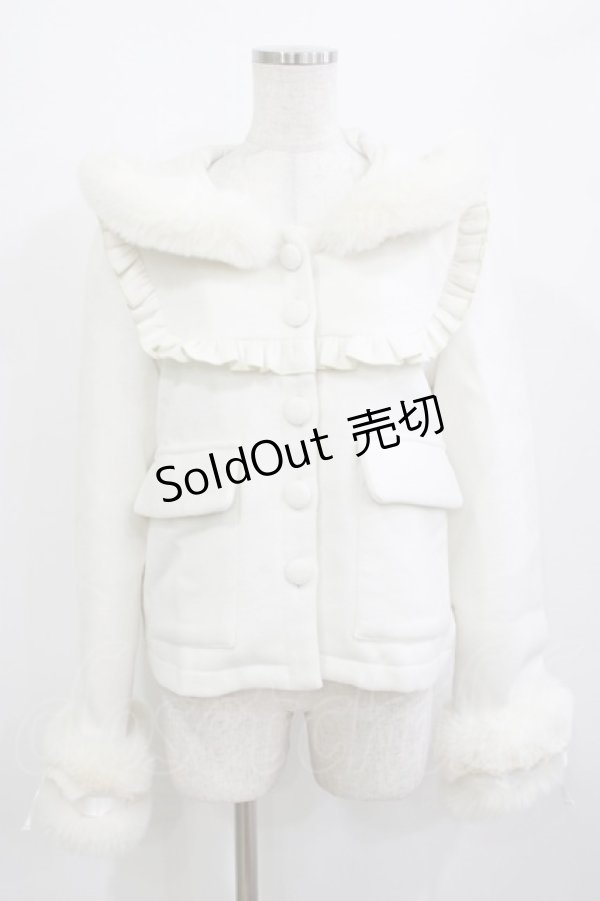 画像1: MA*RS / レースアップセーラー襟ショートコート Free オフ H-26-01-10-1036-EL-CO-NS-ZH (1)