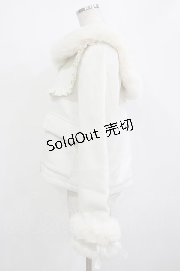 画像2: MA*RS / レースアップセーラー襟ショートコート Free オフ H-26-01-10-1036-EL-CO-NS-ZH (2)